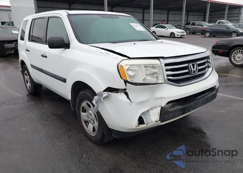 2014 Honda Pilot Lx z USA, uszkodzony, nr VIN 5FNYF3H2XEB012819